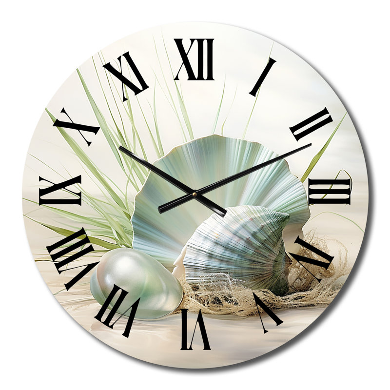 Horloge murale Clam Underwater Serenity, Petit
