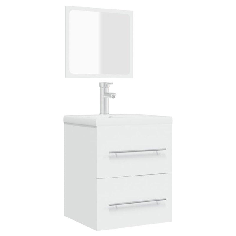 Journni 41cm Bathroom Vanity Base Only, White