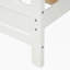 Lit plateforme en bois avec tête et pied de lit-1092005625