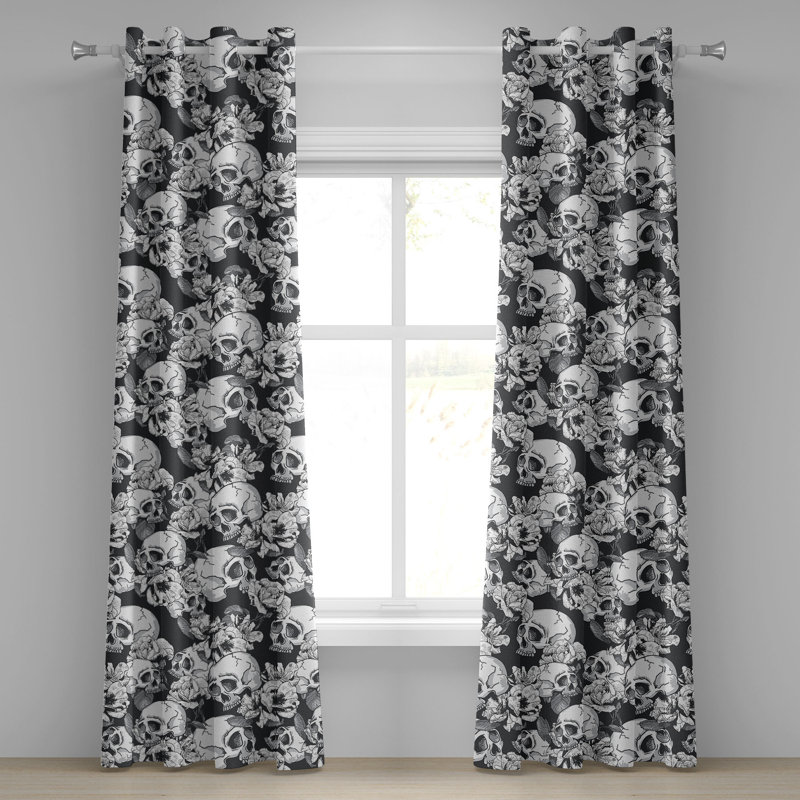Rideau fantaisiste à œillets 50 po x 84 po Astoria, L 50 po x L 108 po
