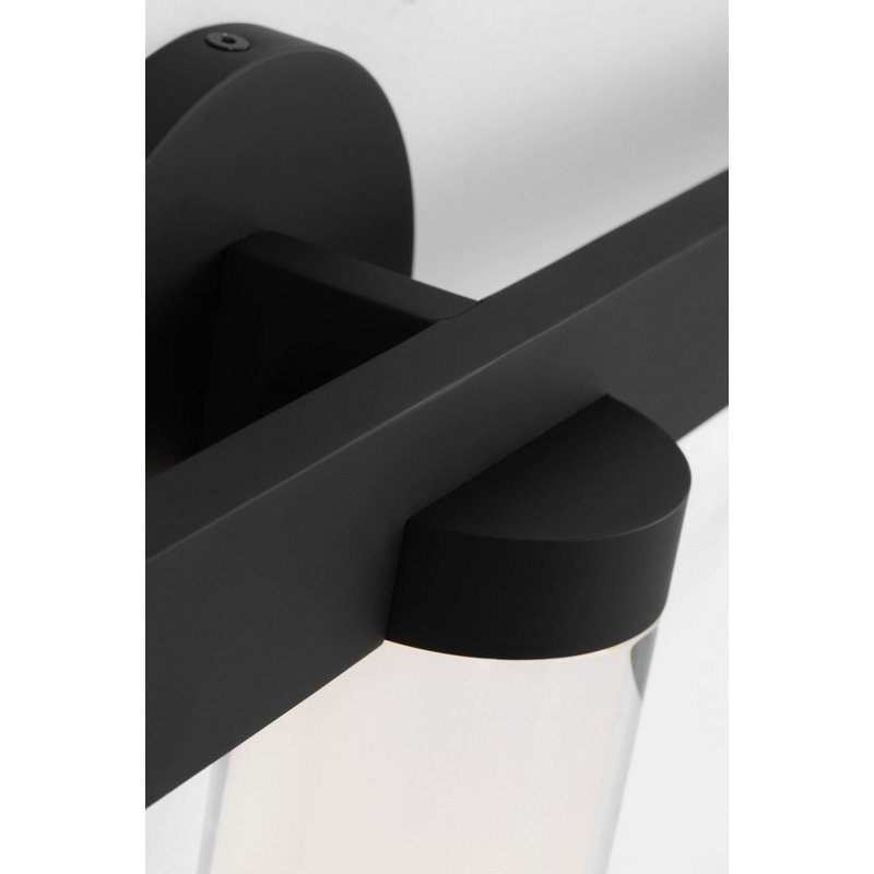 Esfera 3 - Light LED Bath Sconce, Nightshade Black