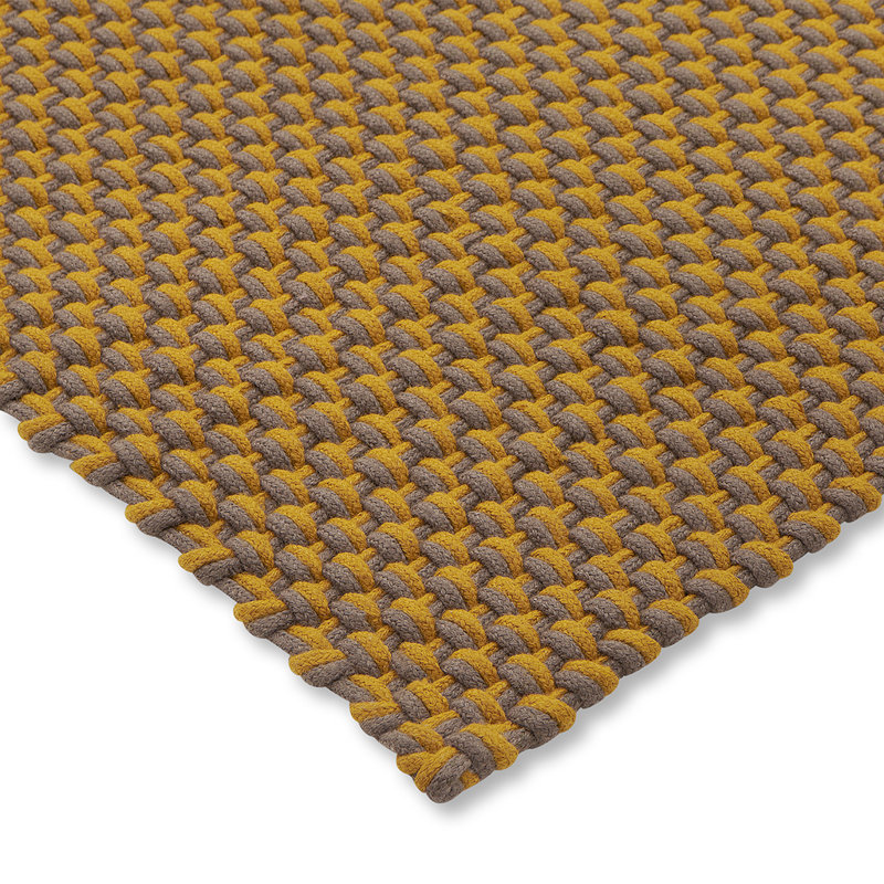 Lace Area Rug in Mustard Taupe, Rectangle 8'2" x 11'6"
