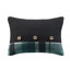 Grand, microfibre, édredon et drap 9 pièces, tissu écossais noir sarcelle, preuve