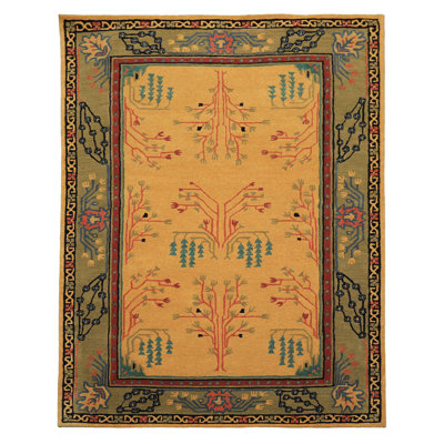Tapis en laine touffeté à la main multicolore Donegal Arts & Crafts