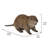 American Beaver Cub Statue
