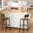 Kitchen Island with Drop Leaf