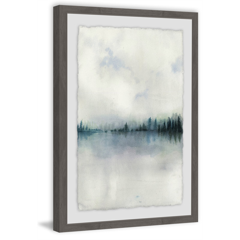 Horizon Whisper I by Johannes Vermeer - Single Picture Frame Painting, 61cm H x 41cm W x 4cm  D