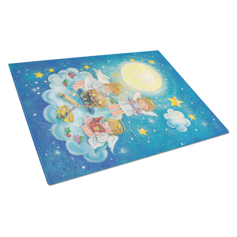 Caroline's Treasures Angels Baking Glass Cutting Board
