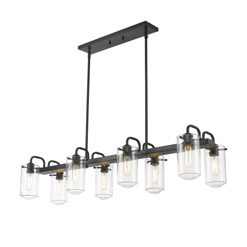 Barbosa 8 - Light Kitchen Island Pendant, Matte Black
