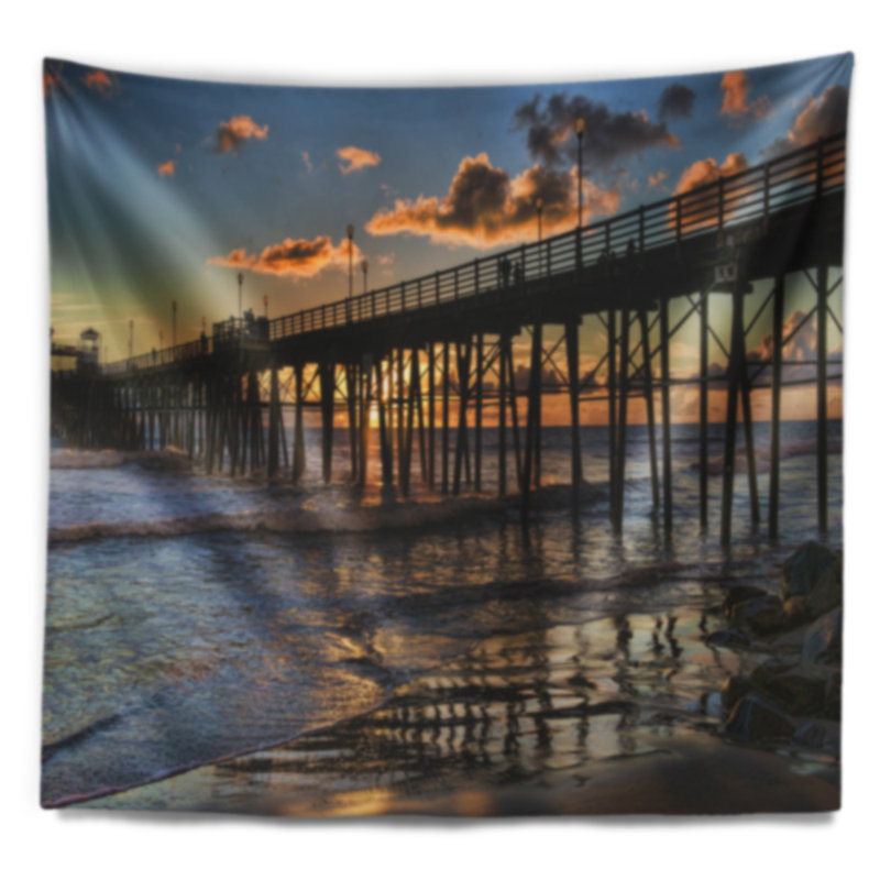 Tapisserie Seascape, H 50 po x l 60 po