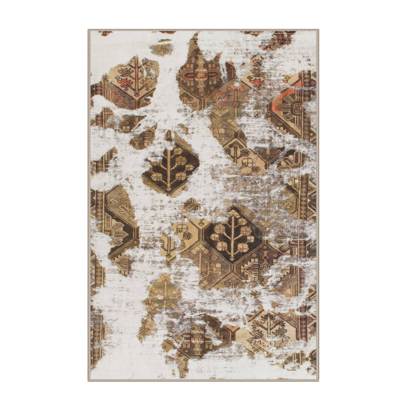 Abstract Indoor Rug, Rectangle 8' x 12'