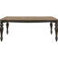 7 repas avec finition anthracite anthracite, table rectangulaire, chaises à échelle, 6 sièges, fabrication en bois franc pour la pièce traditionnelle avec pieds brossés bruns, sièges à l'extérieur (le cas échéant)