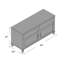 Cambridge TV Stand for TVs up to 60"-668675345