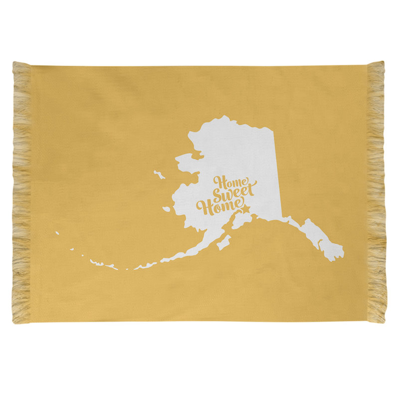 Tapis jaune ancrage doux pour la maison