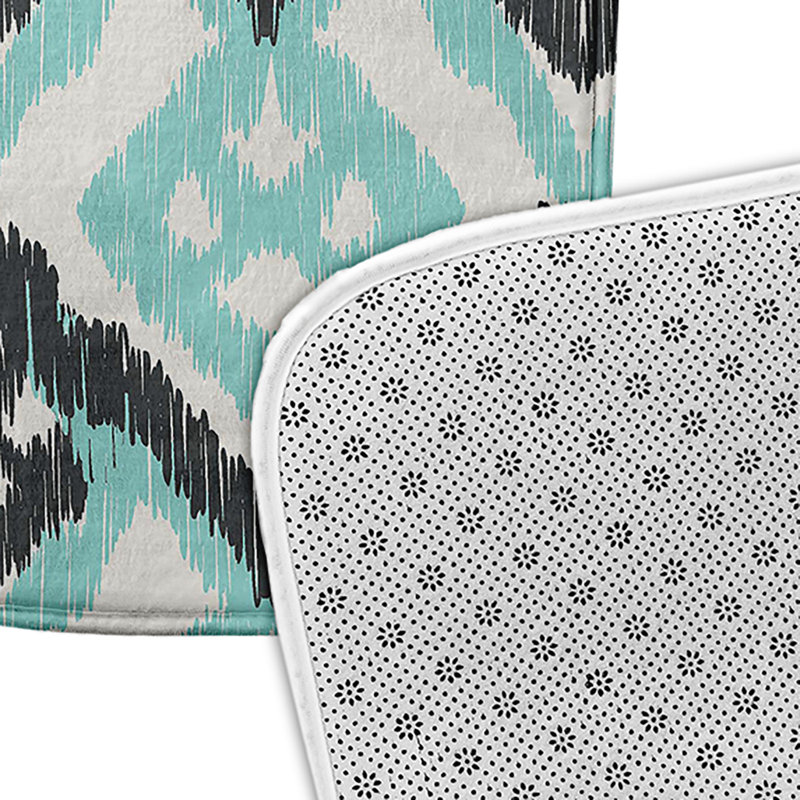 Tapis de bain Hipster, L 21 po x L 34 po, Gris
