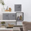 Ensemble de 6 bacs de rangement pliables en tissu