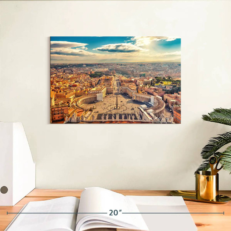 Sirci Sunny St. Peter's Square, H 8 po x l 12 po