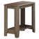 Table d'appoint de style transitionnel en stratifié pouvant servir de table de lampe, table de chevet, table de bout