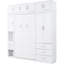 Lit simple avec casiers et rangement