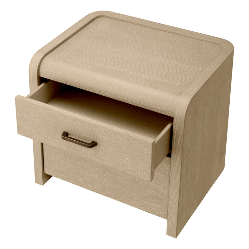 Nightstand Joane, Washed Oak