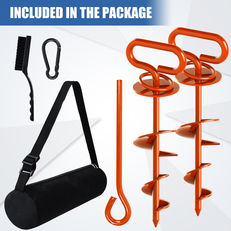 Dyaire métal, Orange, 2 Pack