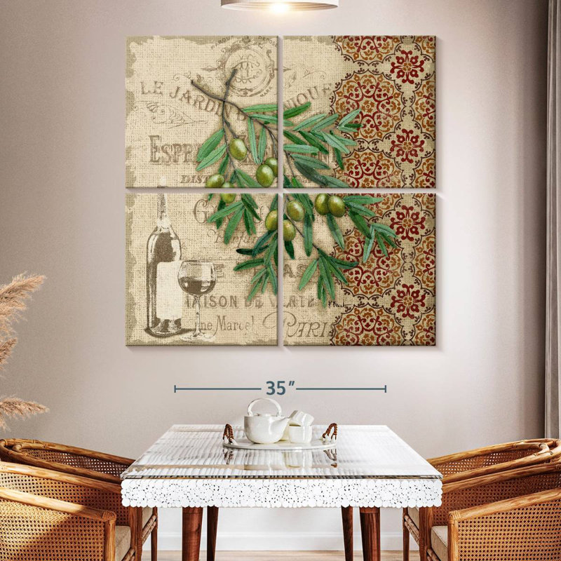 Yarlin Tuscan Green Olives, 50'' H x 50'' W
