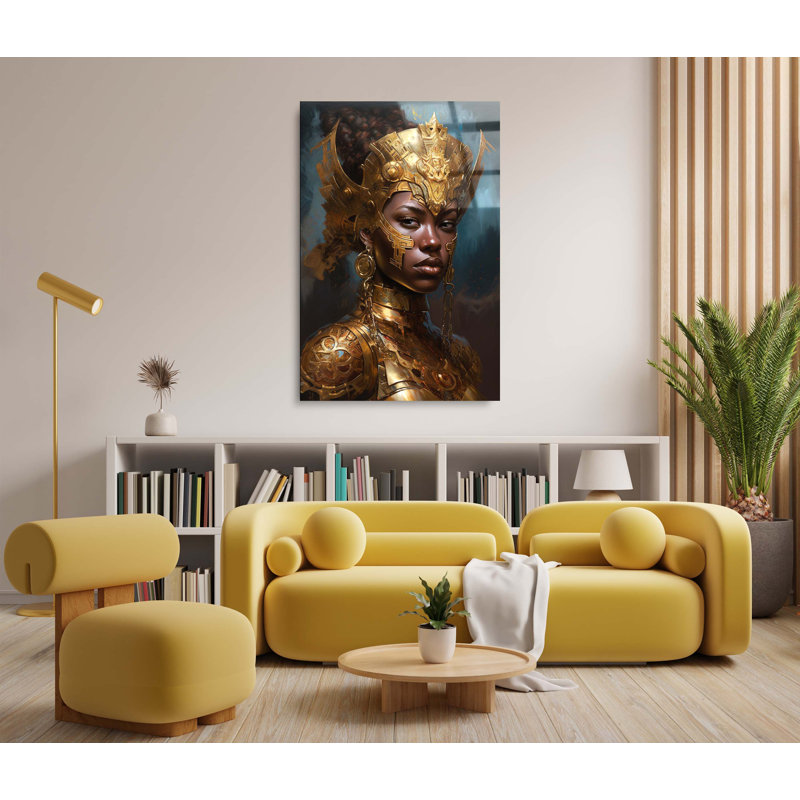 Imprimé acrylique Golden Golden Warrior, H 36 po x l 24 po x P 1 po
