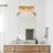 3-Light Mercury Glass Vanity Light - Reversible Mount, Brass & Matte Black Finish, 20.5'' Wide Bathroom Fixture