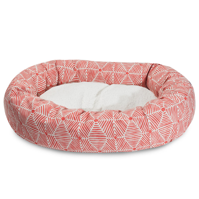 Charlie et Sherpa Bagel Donut, Saumon, Grand ( l 29 po x P 40 po x H 9 po)
