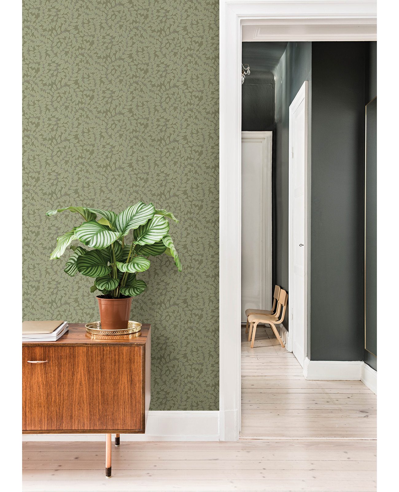 Vesa Botanical Wallpaper, Green