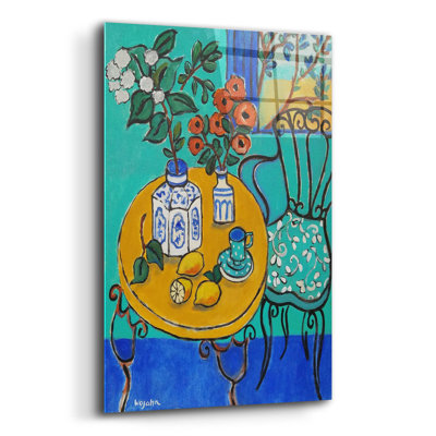 «Tablescape # 1» par Holly Wojhan, art mural en verre acrylique