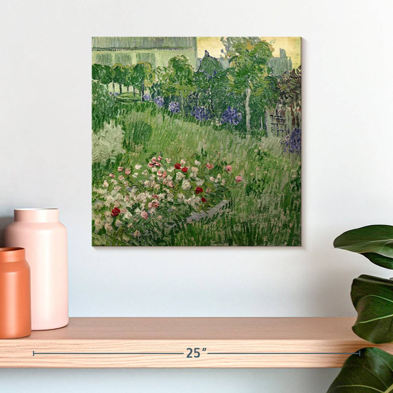 Jardin d'Alvord Daubigny, H 16 po x l 16 po