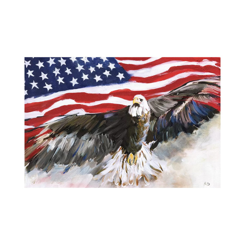 Flying Free - Art Prints on Canvas, Wrapped Canvas, 20.32cm H x 30.48cm W x 1.91cm D