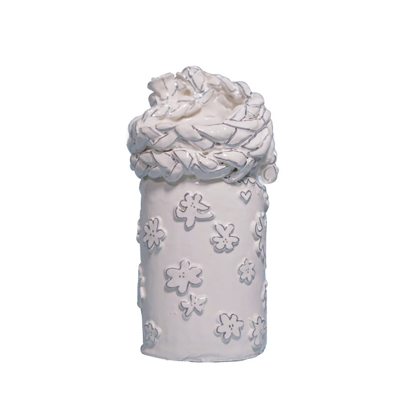 Vase de table en céramique 10 po Frida