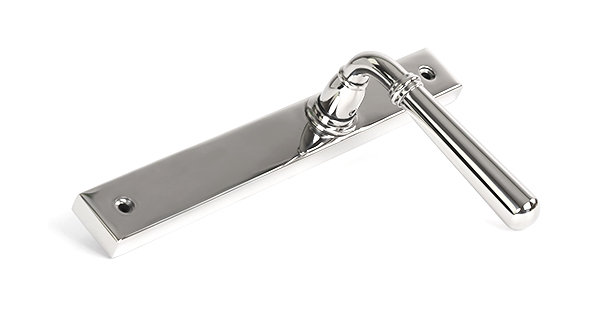 Newbury Multipoint Lock Door Handle, Polished Marine SS (316)