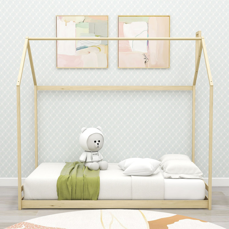 Lit plateforme Blasko par Viv + Rae ™, Naturel, Simple