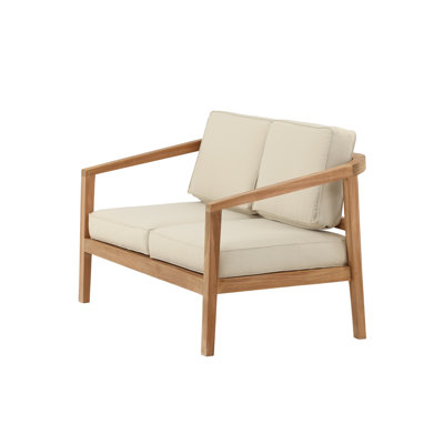 Plessis 130cm Wide Loveseat with Cushions