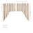 Caryl Cotton Striped Swag Window Valance