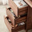 Bureau rétro minimaliste pour le travail à domicile en bois massif-660376104