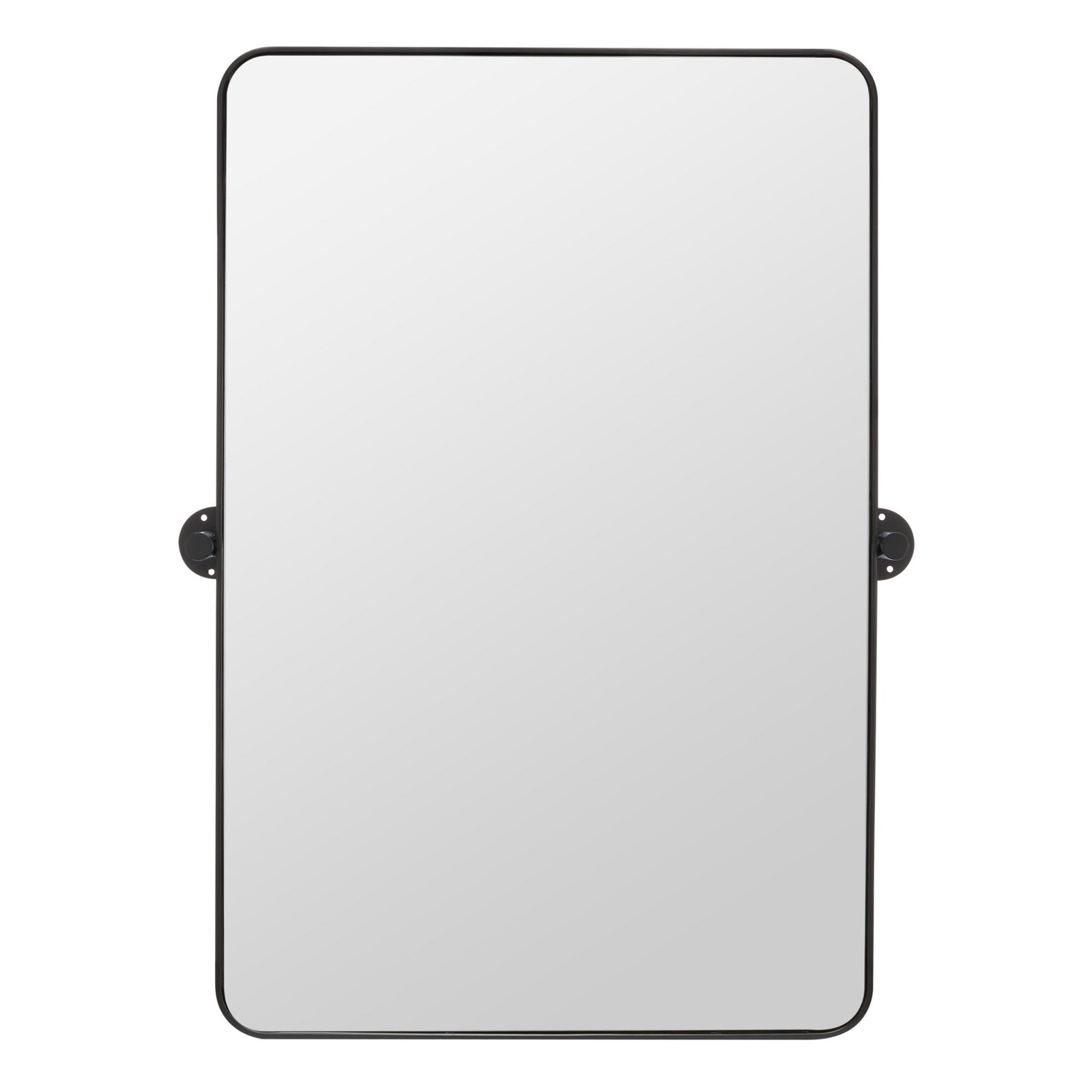 Evvie 24" Accent Mirror, Black