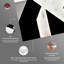 «Cubos Abstracts Canvas», art abstrait noir et blanc par Notoriart-104452507-112213625