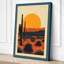 Desert at Sunset Rustic - Wrapped Canvas-1384137362-1384137369
