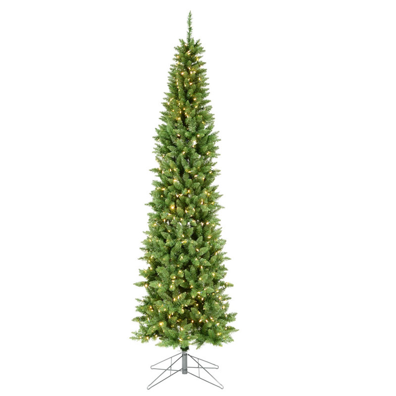 Lighted Artificial Pine Christmas Tree, 182.88cm H