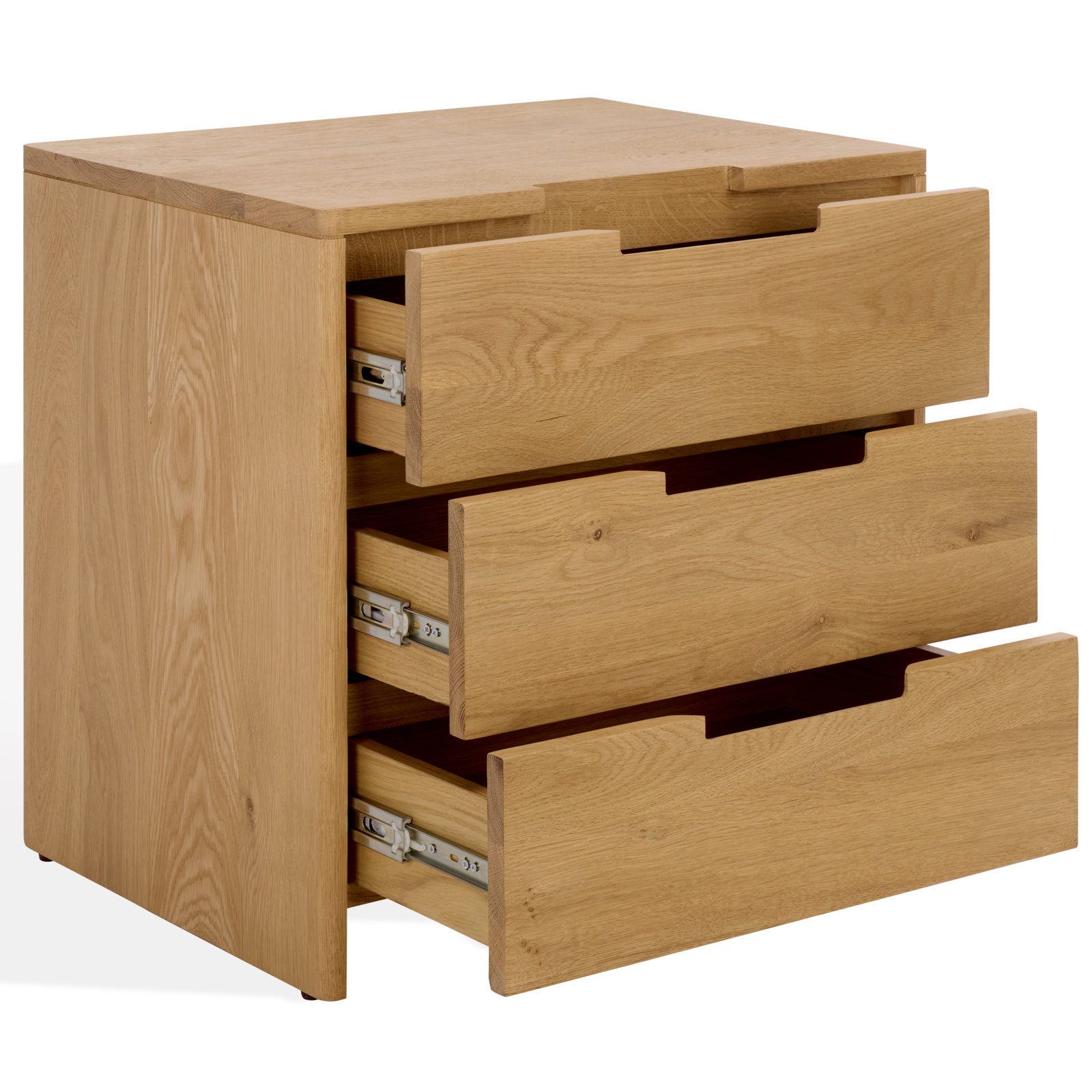 Rosita Oak Wood Nightstand
