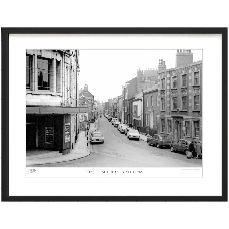 Pontefract, Ropergate C1965 - Single Picture Frame Print, 45cm H x 60cm W x 2.3cm D