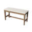 Ensemble de 6 tables de salle à manger en bois 6 pièces avec banc long et 4 chaises