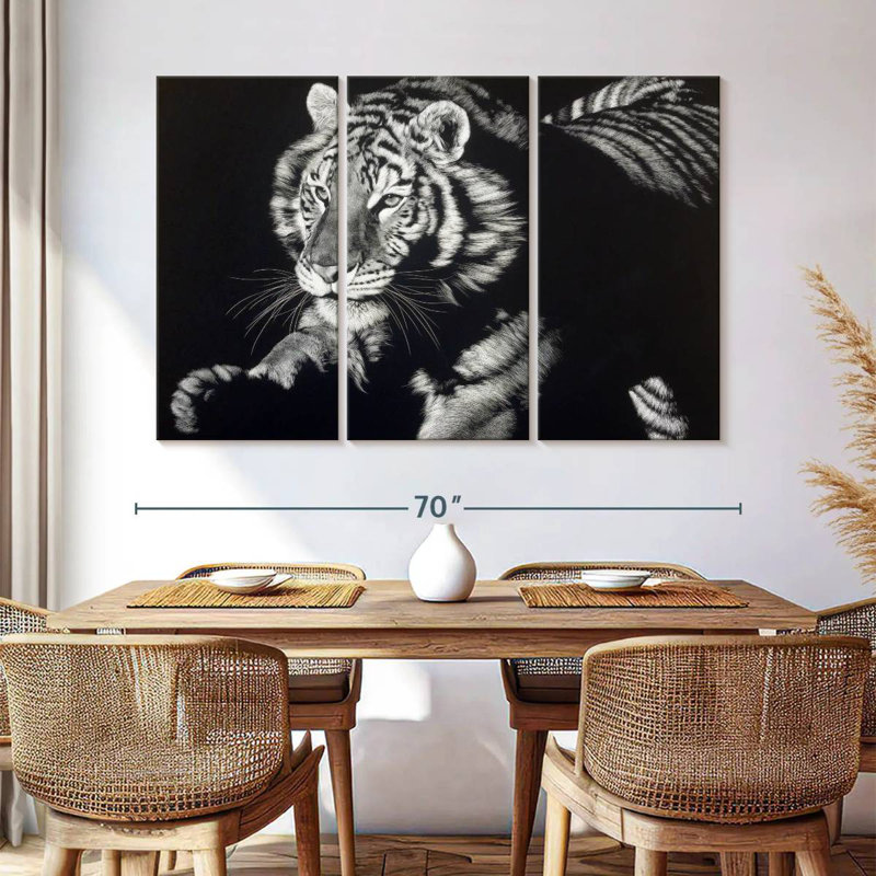 Brampt Eyes Burning Bright, 42" H x 65" W
