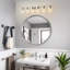 Miroir de salle de bain à 6 lumières à intensité variable avec miroir Navila-1070142396