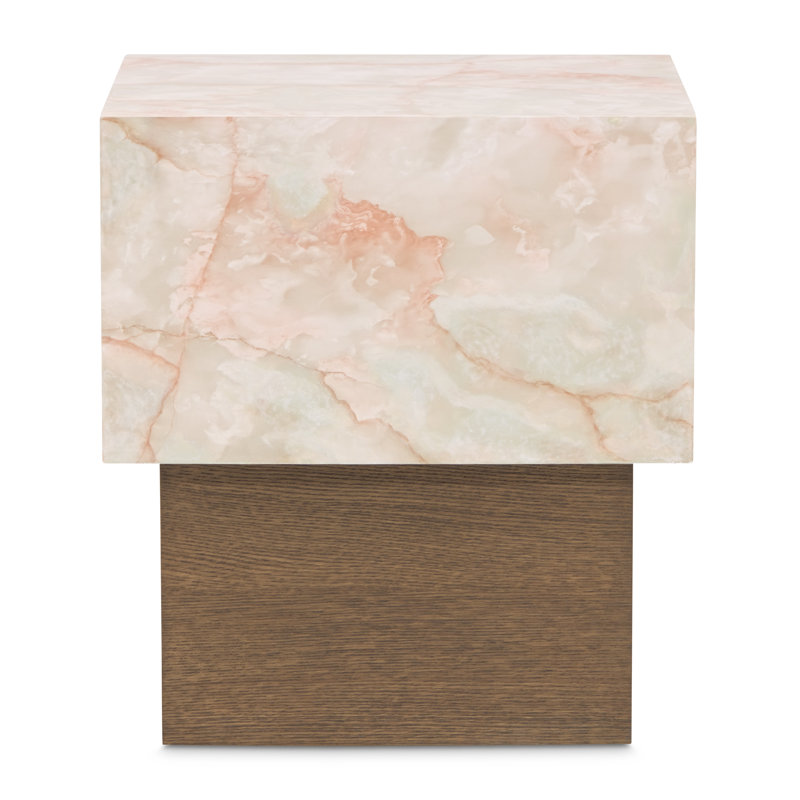 Portrait End Table - Sienna Brown