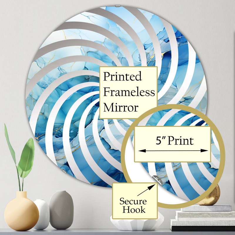 Anterria Circle Mirror, 23.6" x 23.6"